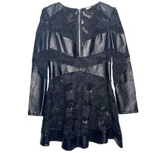 Fashion Nova Black Lace Dress‎